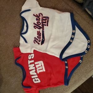 Set of two NY Giants Onesies
